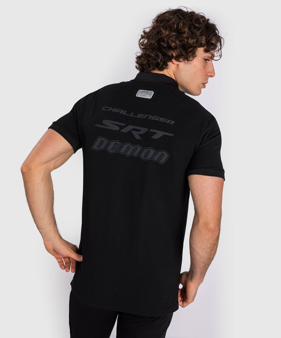 Ανδρικό Πόλο Μπλουζάκι venum x dodge demon 170 - Μαύρο