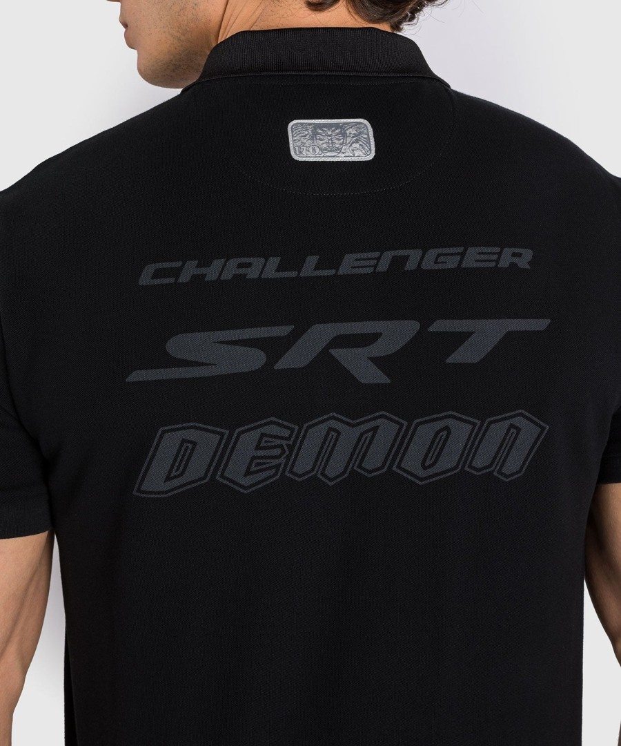 Ανδρικό Πόλο Μπλουζάκι venum x dodge demon 170 - Μαύρο