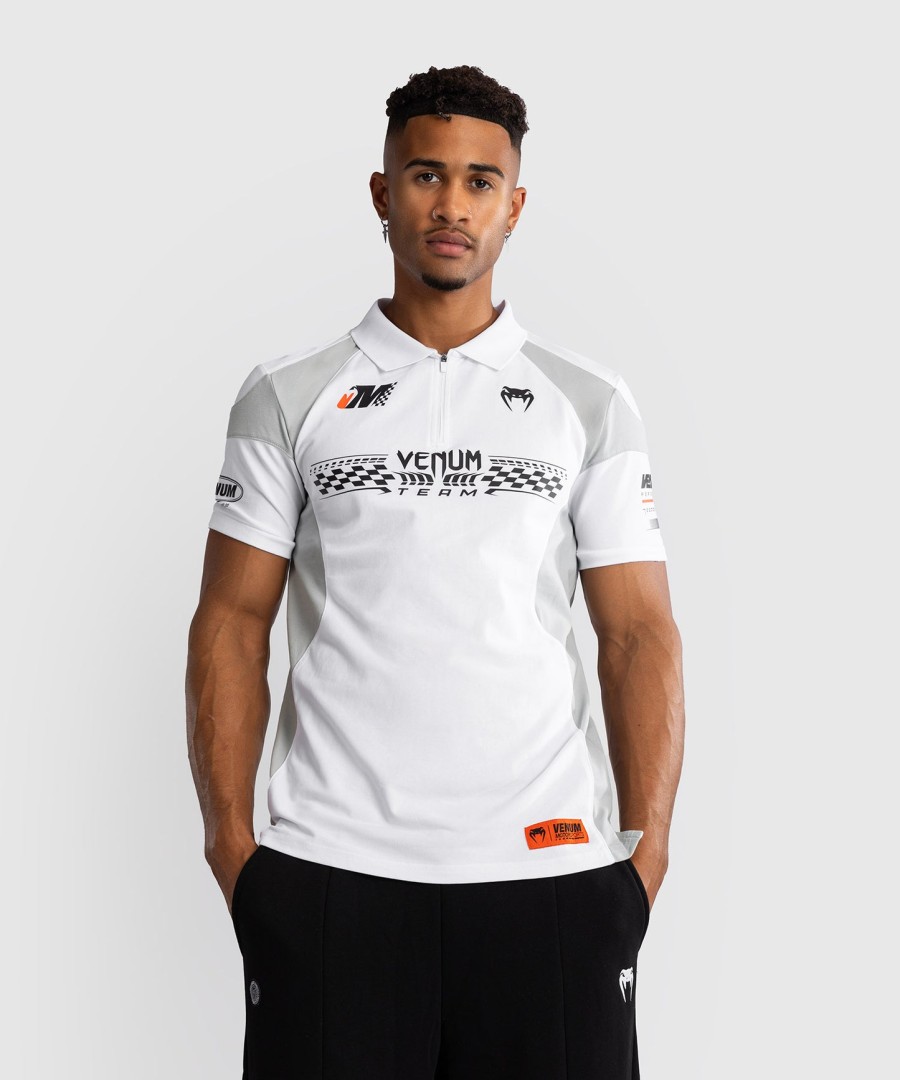 Πόλο venum motorsport cotton - Λευκό