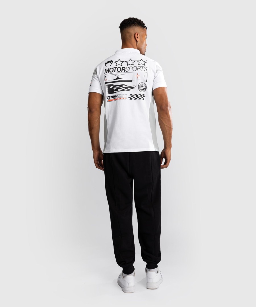 Πόλο venum motorsport cotton - Λευκό