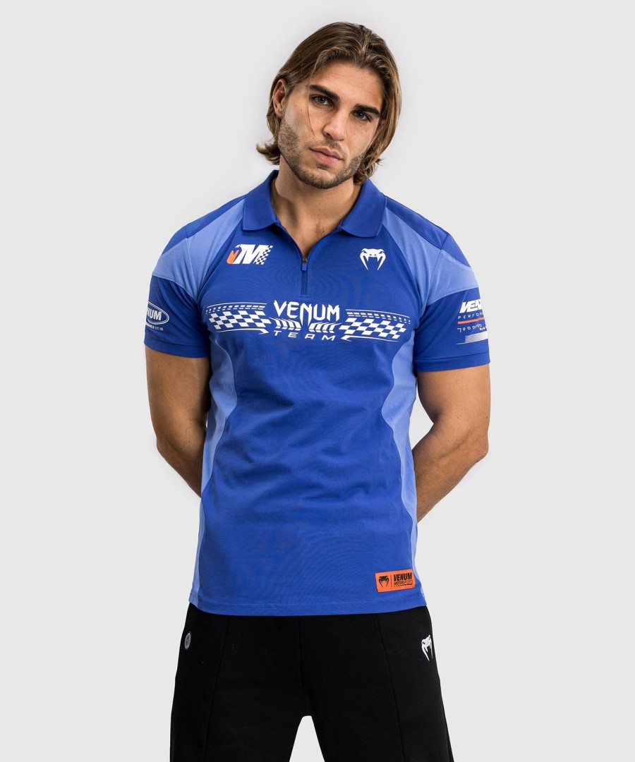 venum motorsport cotton polo - royal blue