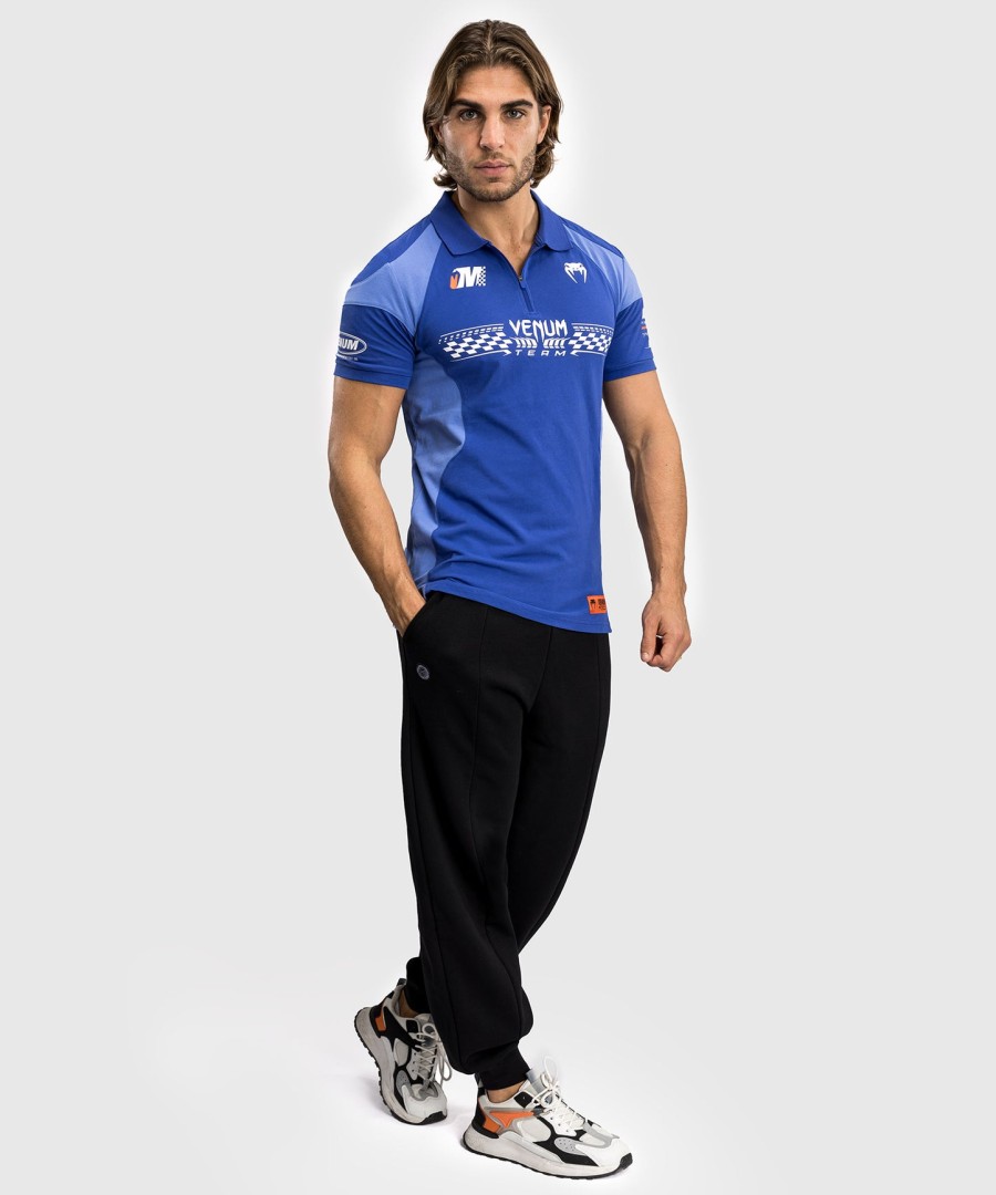 venum motorsport cotton polo - royal blue