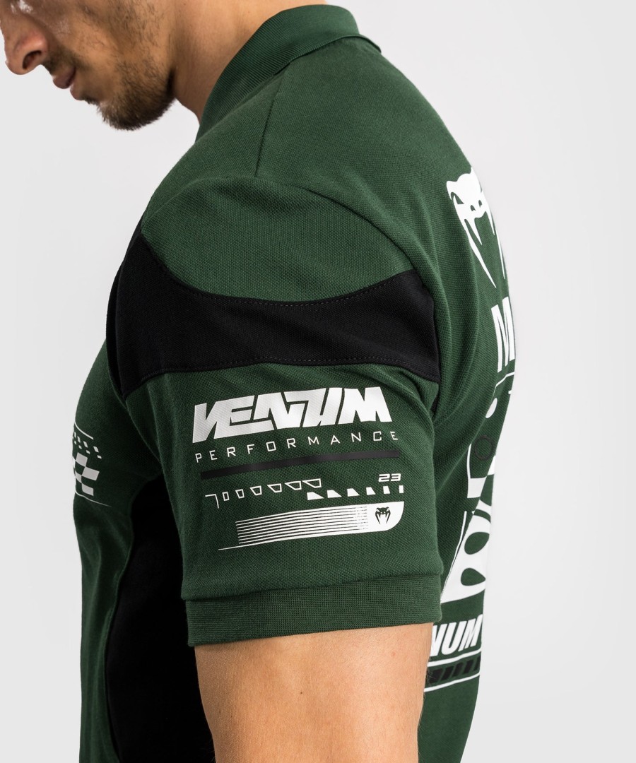 Πόλο venum motorsport cotton - deep forest