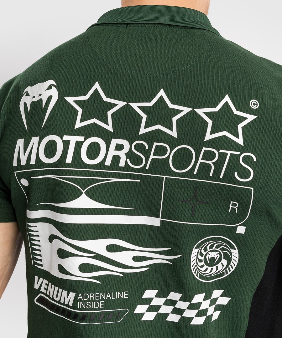 Πόλο venum motorsport cotton - deep forest