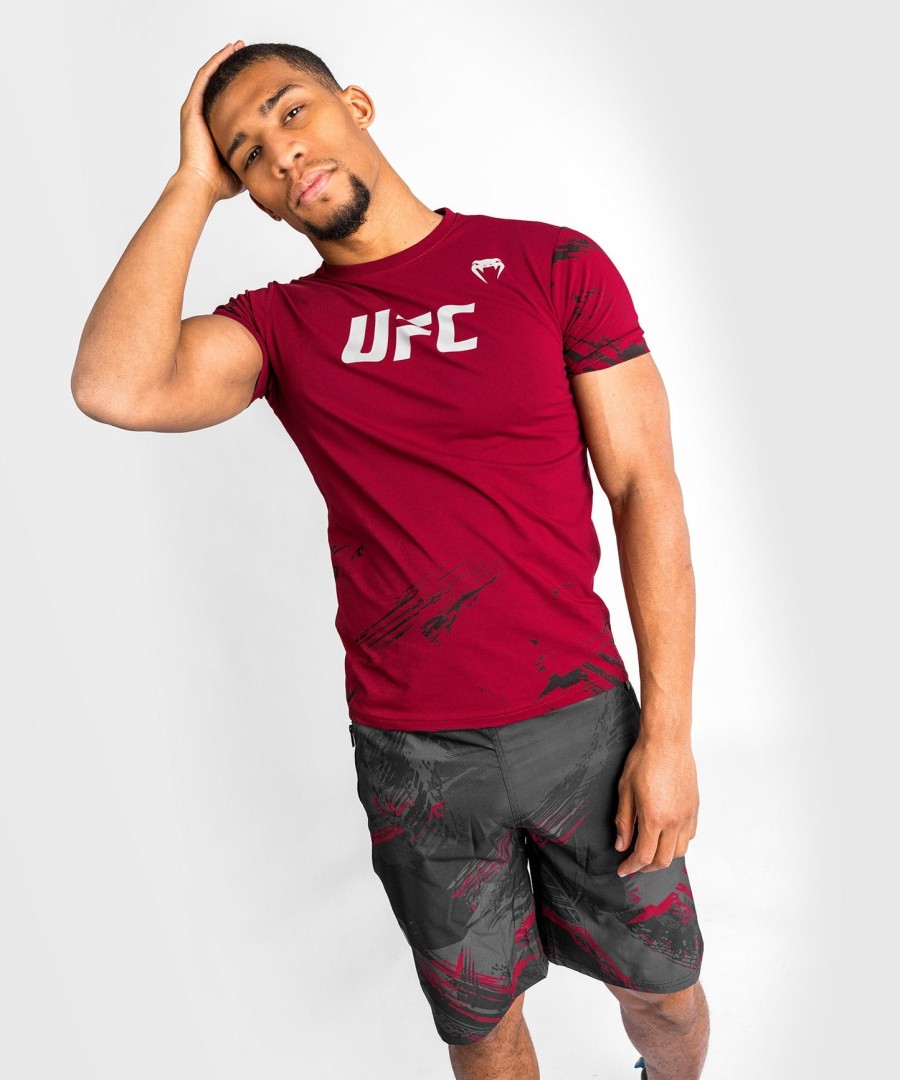 Μπλούζα με κοντό μανίκι ufc venum authentic fight week men 2.0 - Κόκκινο
