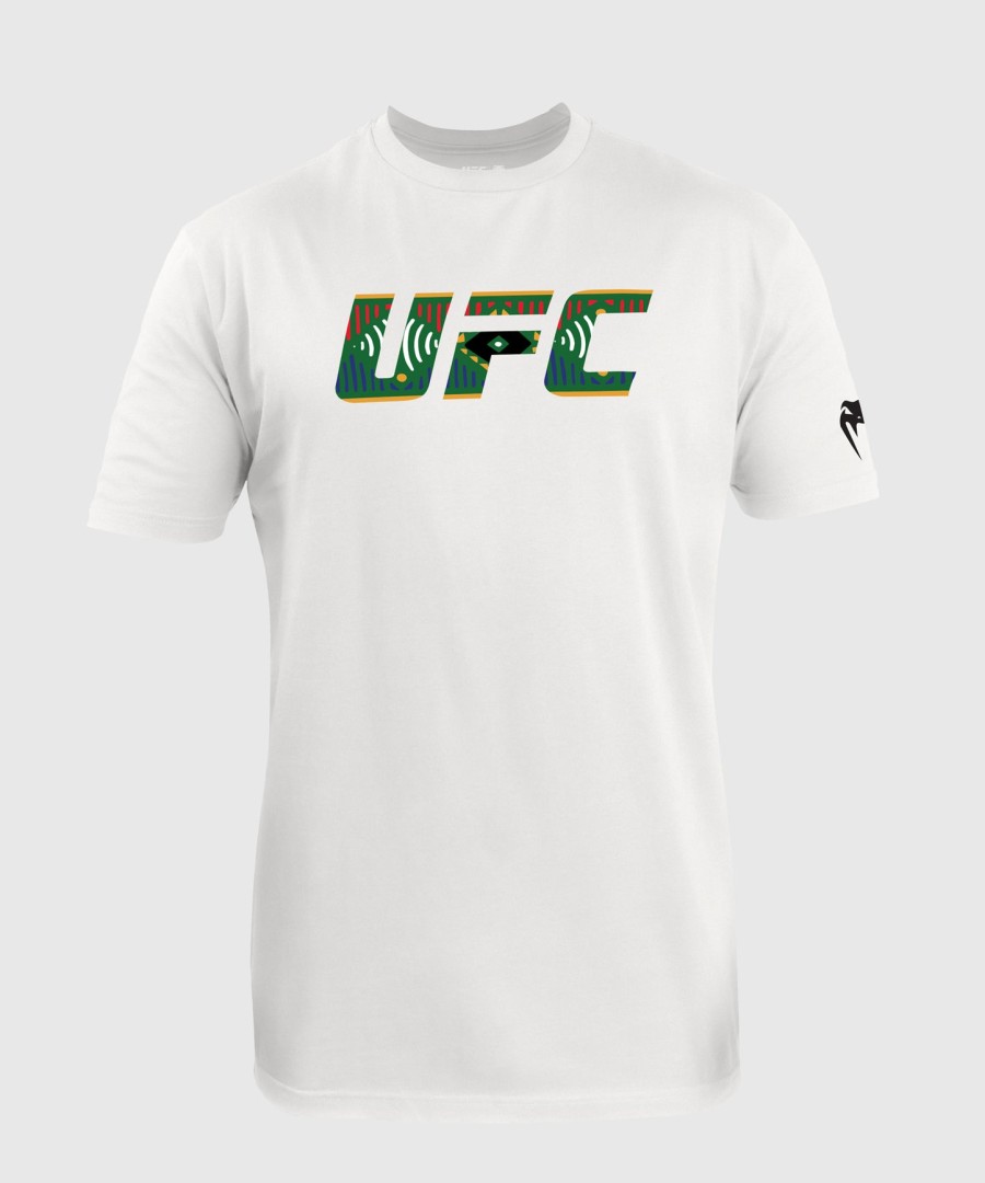 Άνδρες ufc unrivaled by venum Λευκό t-shirt dricus du plessis