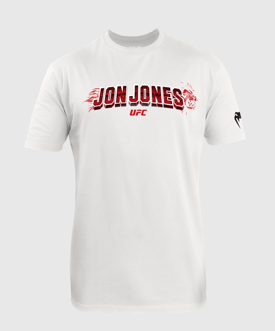 Άνδρες ufc unrivaled by venum Λευκό t-shirt jon jones