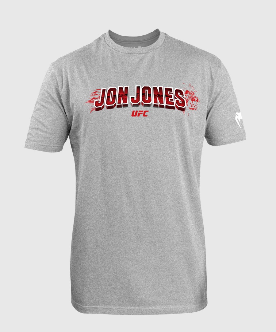 Ανδρικό t-shirt ufc unrivaled by venum heather grey jon jones