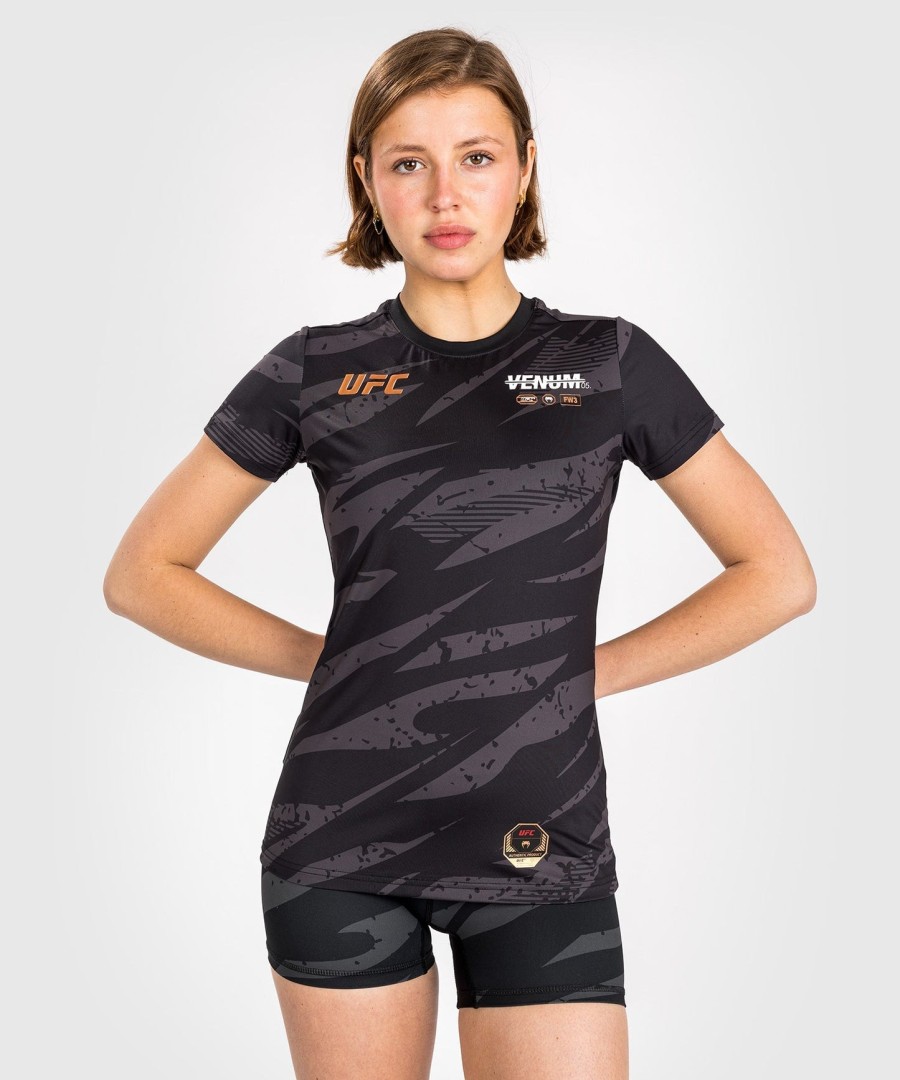 Γυναικείο μπλουζάκι ufc adrenaline by venum fight week dry-tech - urban camo