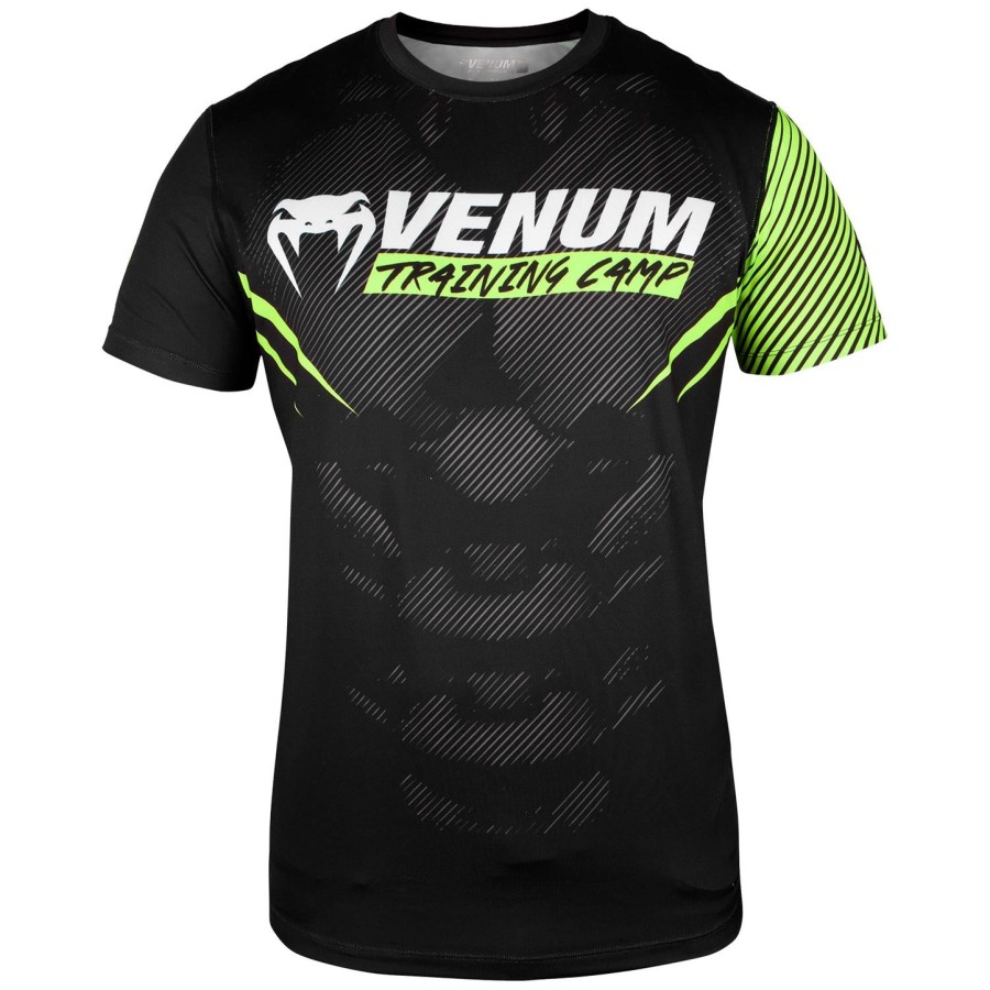 Μπλούζα venum training camp 2.0 dry tech - ΜαύροΝεοκίτρινο - Αποκλειστικό