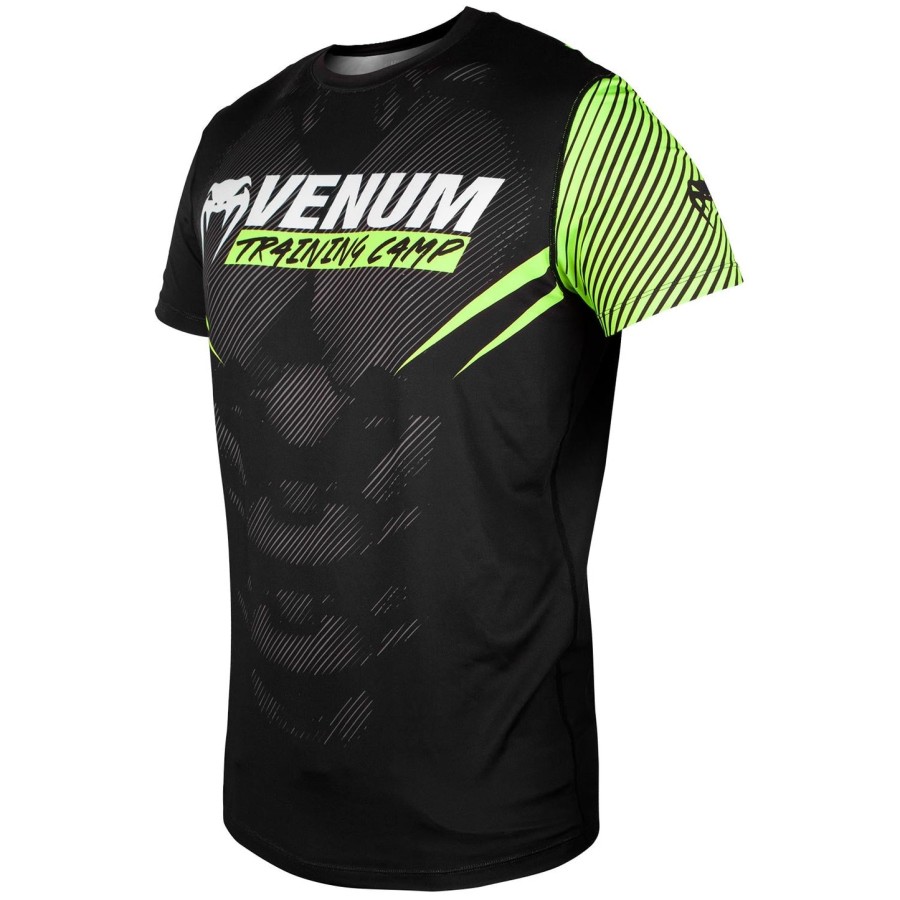Μπλούζα venum training camp 2.0 dry tech - ΜαύροΝεοκίτρινο - Αποκλειστικό