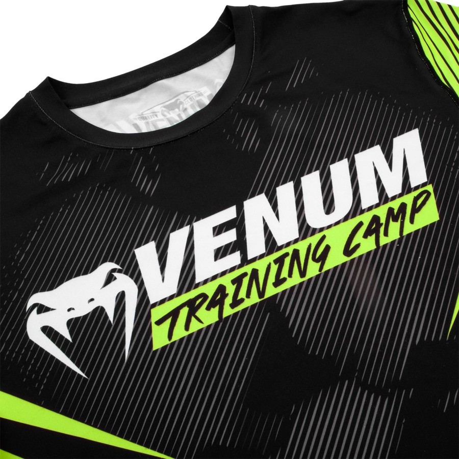 Μπλούζα venum training camp 2.0 dry tech - ΜαύροΝεοκίτρινο - Αποκλειστικό