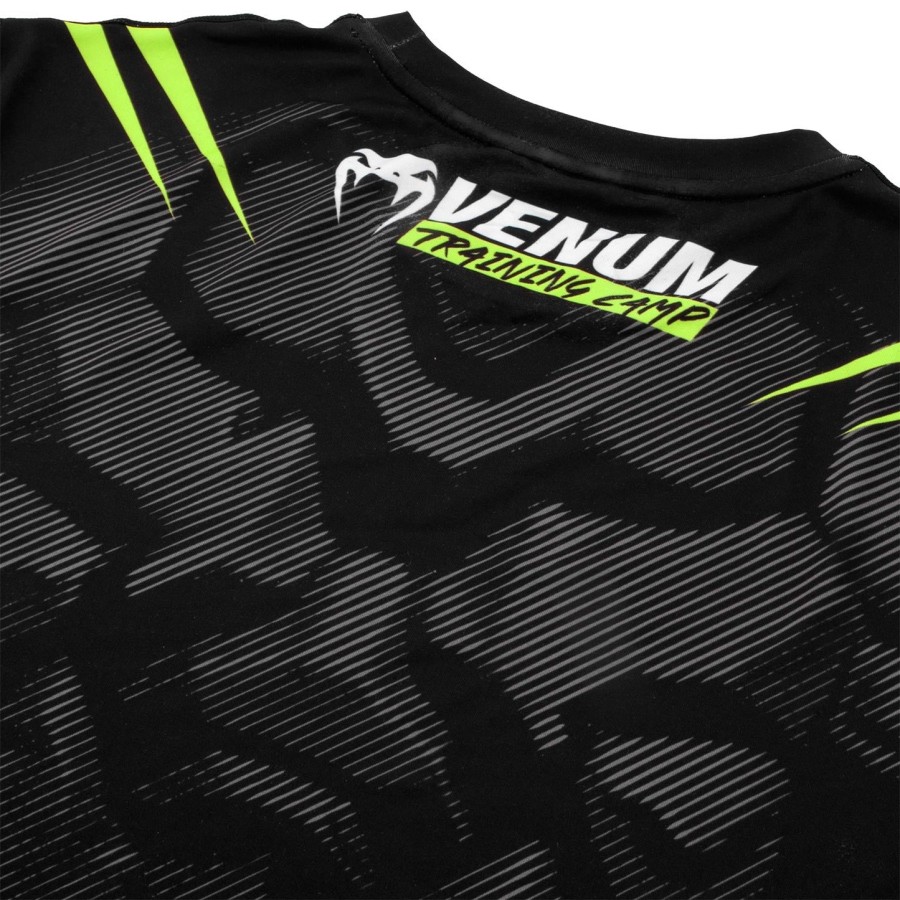 Μπλούζα venum training camp 2.0 dry tech - ΜαύροΝεοκίτρινο - Αποκλειστικό