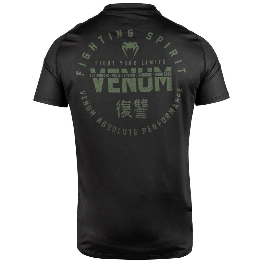 Μπλούζα venum signature dry tech - Μαύρο Χακί - Αποκλειστικό