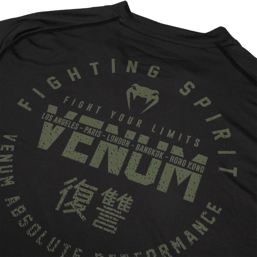 Μπλούζα venum signature dry tech - Μαύρο Χακί - Αποκλειστικό