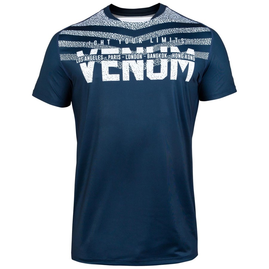 Μπλούζα venum signature dry tech - ΜπλεΛευκό