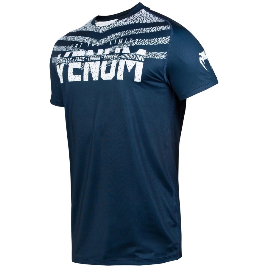 Μπλούζα venum signature dry tech - ΜπλεΛευκό