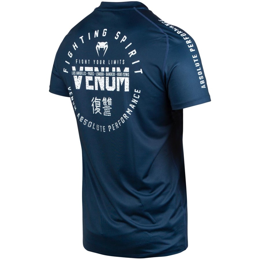 Μπλούζα venum signature dry tech - ΜπλεΛευκό