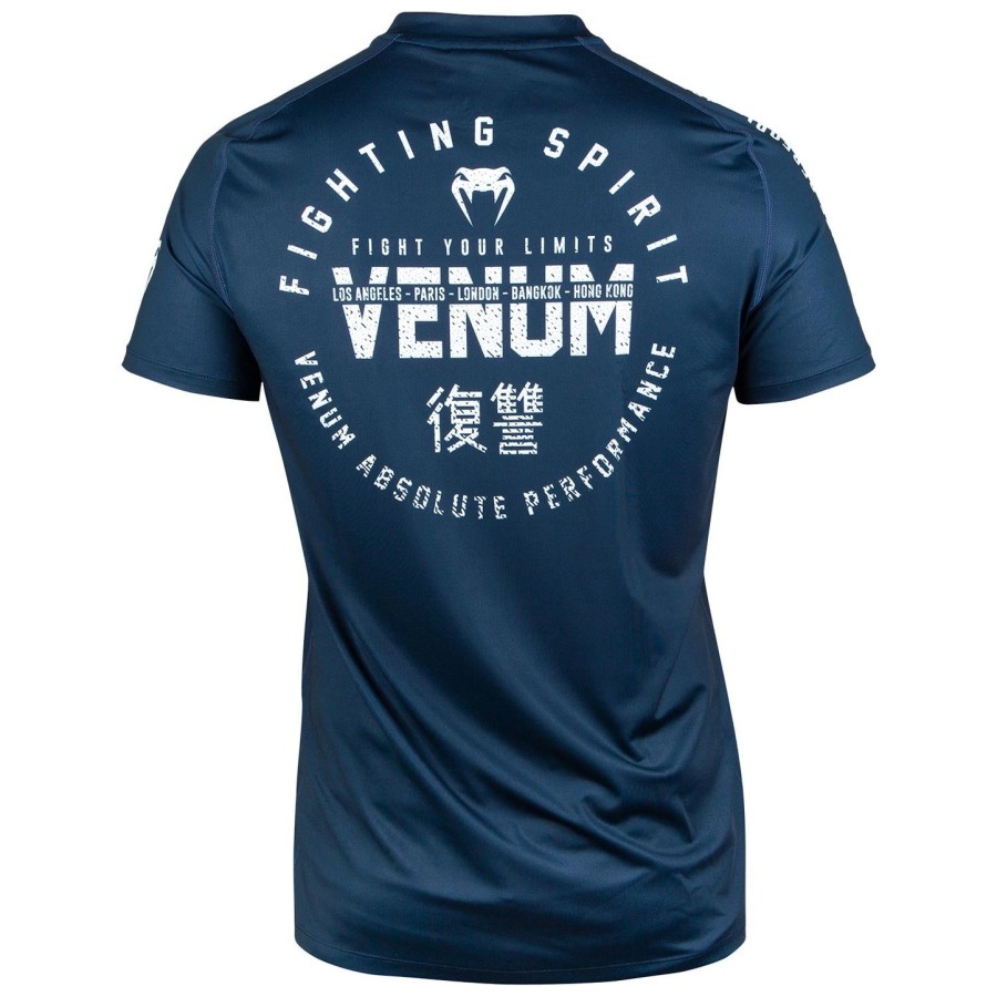 Μπλούζα venum signature dry tech - ΜπλεΛευκό