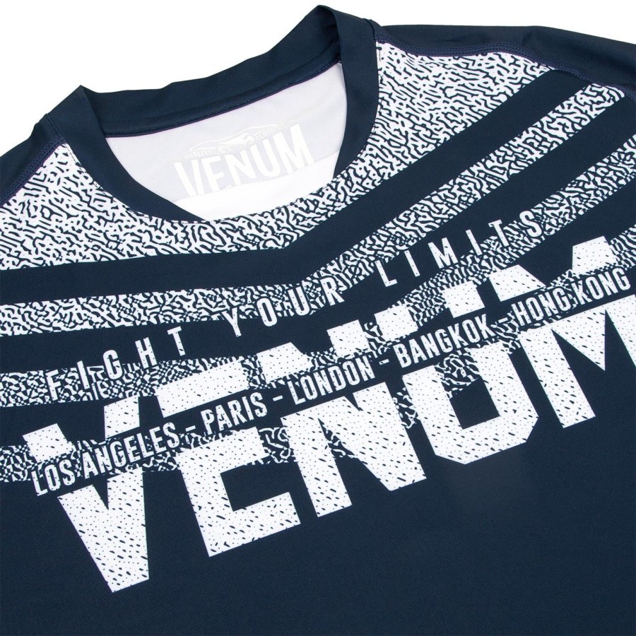 Μπλούζα venum signature dry tech - ΜπλεΛευκό
