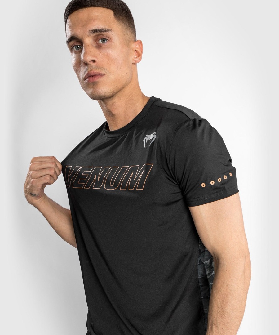 Μπλούζα venum classic evo dry tech - ΜαύροΜπρούντζο