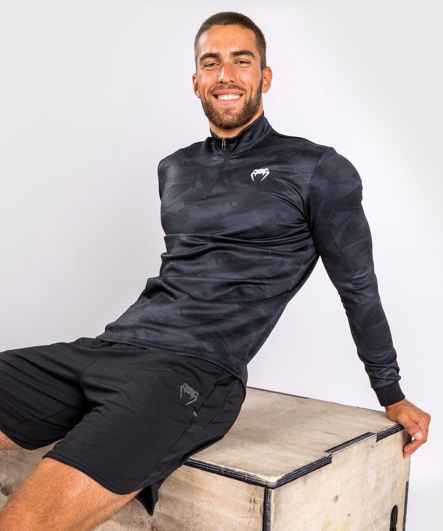 Μπλούζα venum electron 3.0 winter dry tech - Μακρυμάνικη - Μαύρο