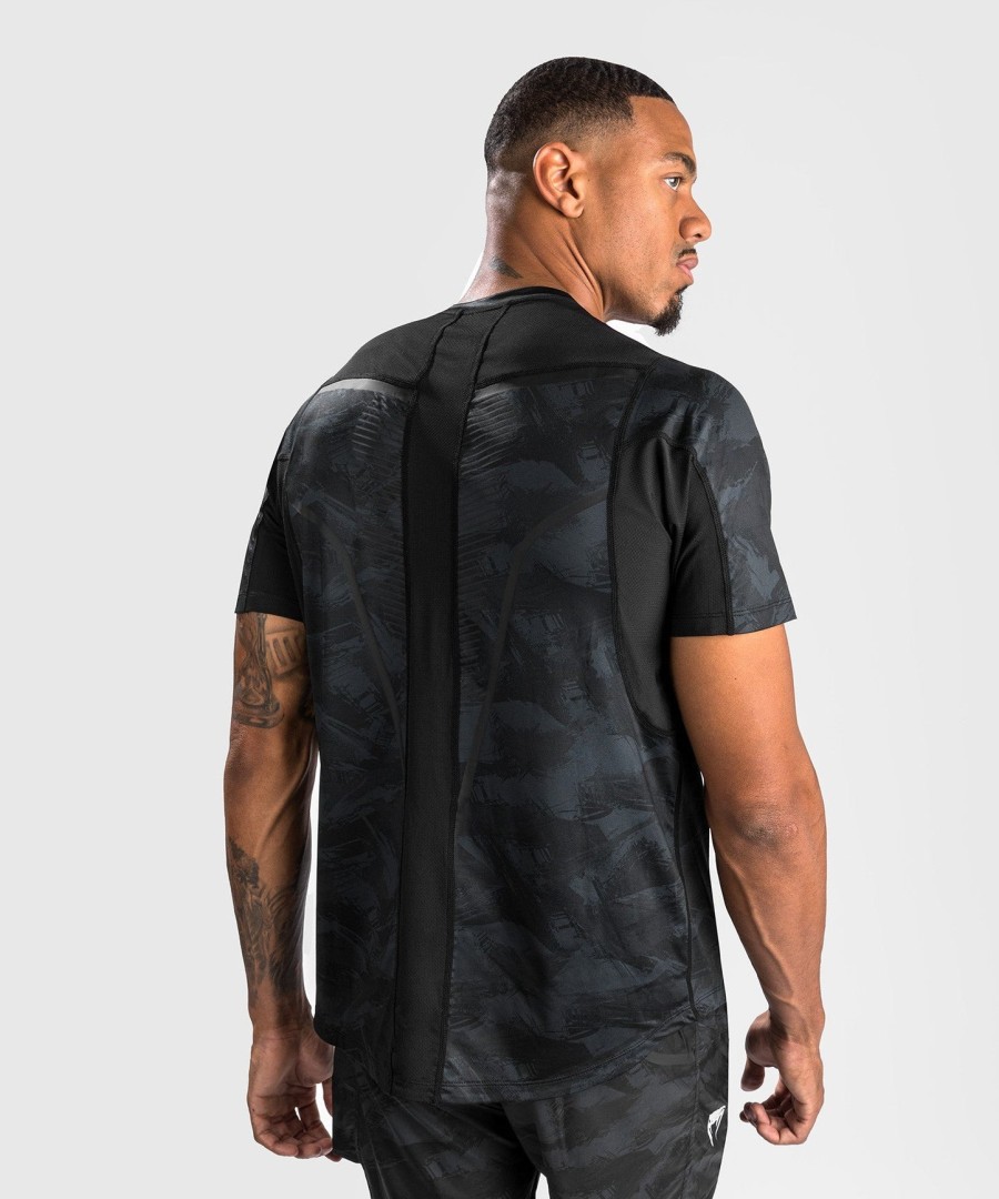 Μπλούζα venum electron 3.0 dry tech - Κοντά Μανίκια - Μαύρο