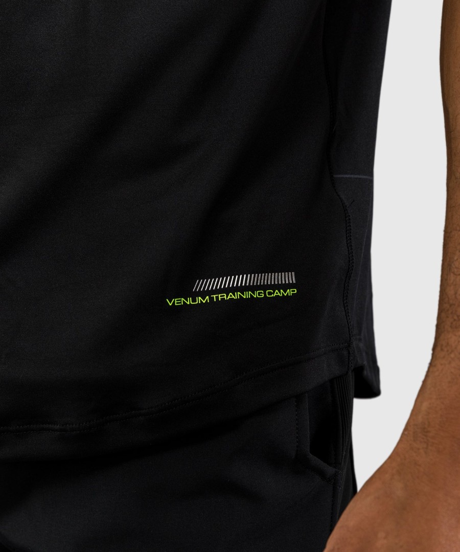 Μπλούζα venum training camp 4.0 dry tech - ΜαύροΝέον Πράσινο