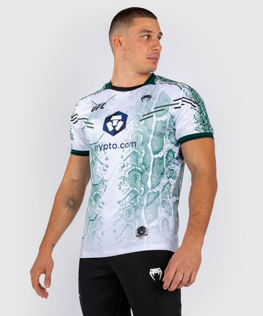 Φανέλα ufc adrenaline by venum authentic fight night men - emerald edition - ΛευκόΠράσινο
