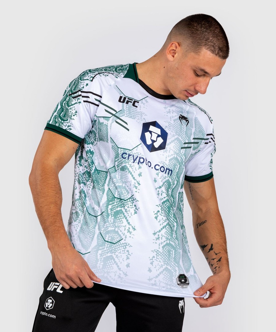 Φανέλα ufc adrenaline by venum authentic fight night men - emerald edition - ΛευκόΠράσινο