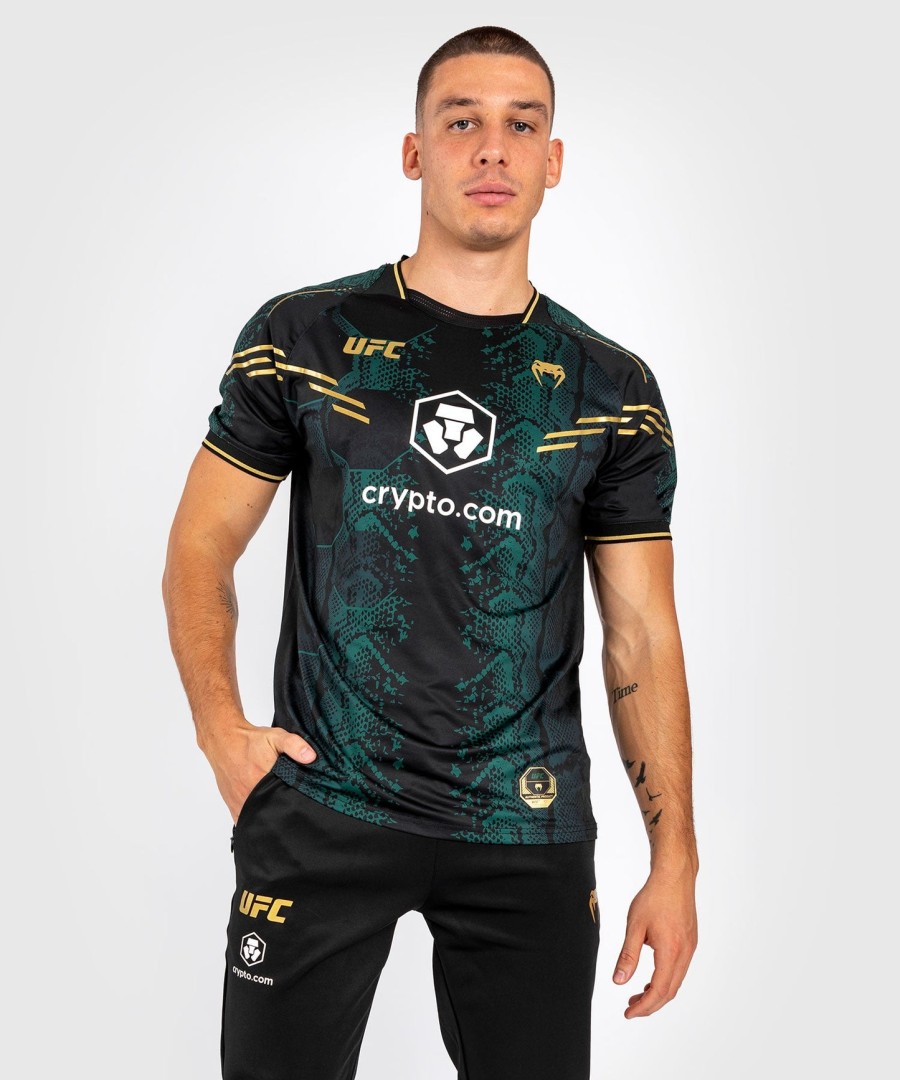 Φανέλα ufc adrenaline by venum authentic fight night men - emerald edition - ΠράσινοΜαύροΧρυσό