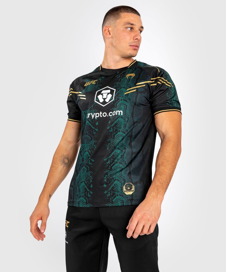 Φανέλα ufc adrenaline by venum authentic fight night men - emerald edition - ΠράσινοΜαύροΧρυσό