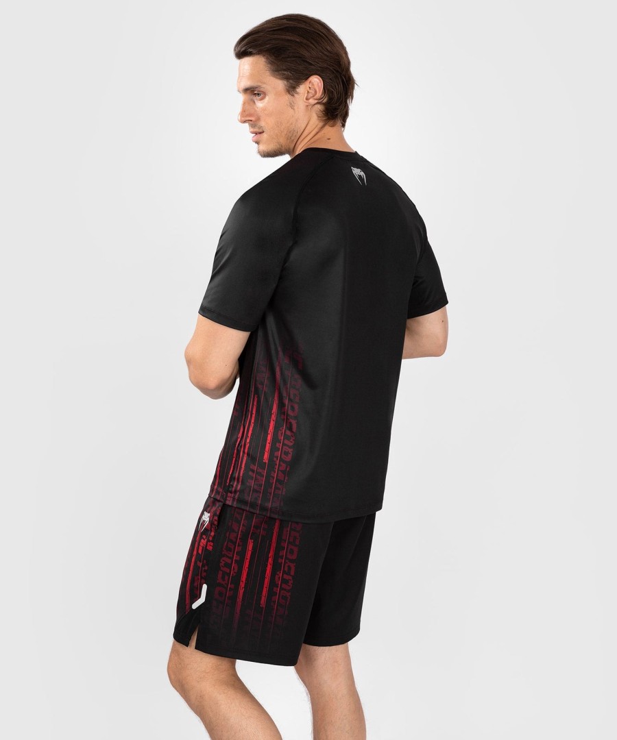 Ανδρικό πουκάμισο ufc venum performance institute 2.0 dry-tech - ΜαύροΚόκκινο