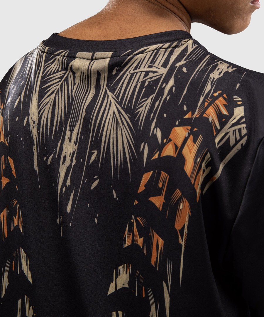 Παιδικό t-shirt venum tiger dry tech - ΜαύροΝέον Πορτοκαλί