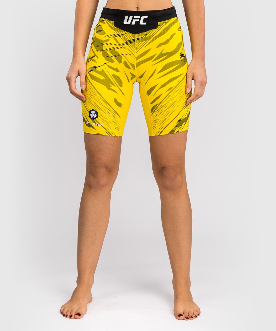 ufc fusion by venum authentic fight night Γυναικείο Σορτς vale tudo - Μακριά Γραμμή - Κίτρινο