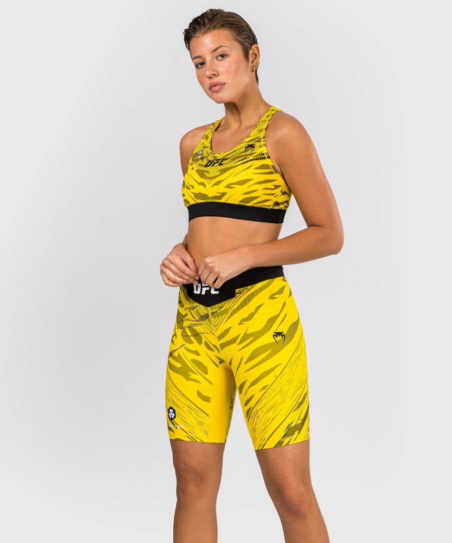 ufc fusion by venum authentic fight night Γυναικείο Σορτς vale tudo - Μακριά Γραμμή - Κίτρινο