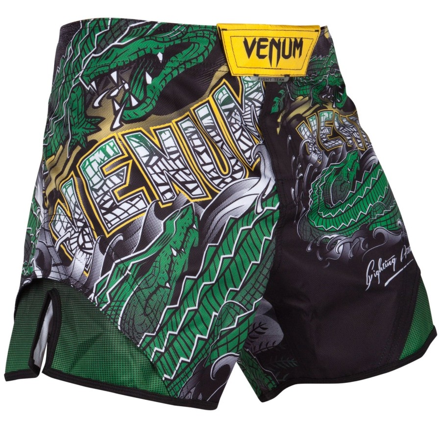 Σορτς venum crocodile fightshorts - ΜαύροΠράσινο