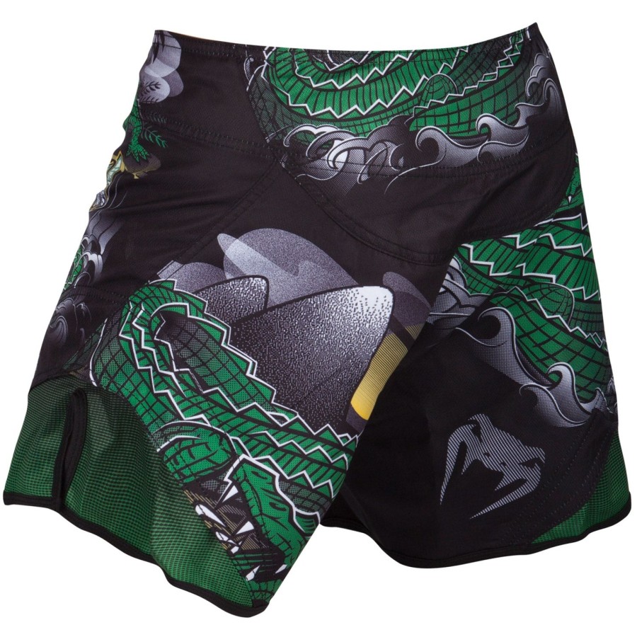 Σορτς venum crocodile fightshorts - ΜαύροΠράσινο