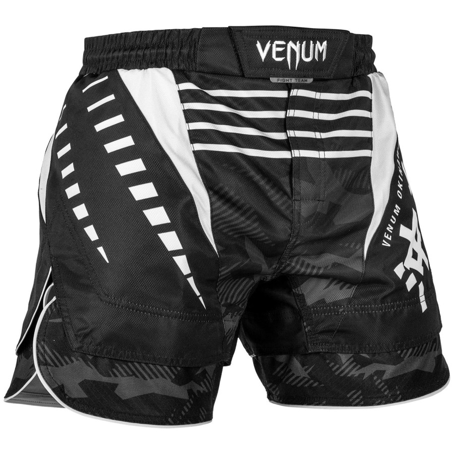 Σορτς venum okinawa 2.0 fightshorts - ΜαύροΛευκό