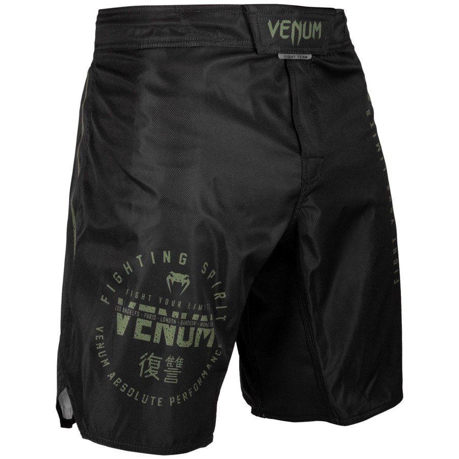 Σορτς venum signature fightshorts - ΜαύροΧακί - Αποκλειστικό