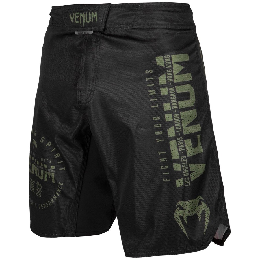 Σορτς venum signature fightshorts - ΜαύροΧακί - Αποκλειστικό