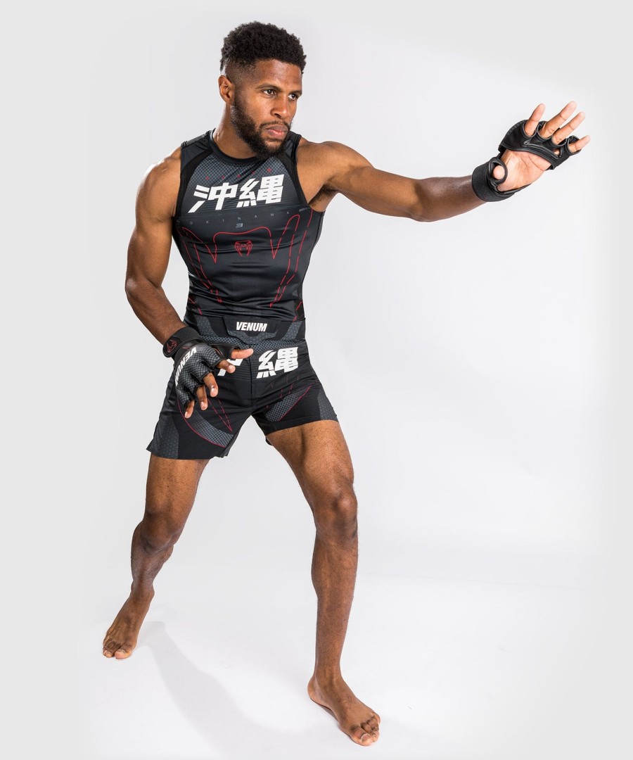 Σορτς venum okinawa 3.0 fightshorts - ΜαύροΚόκκινο