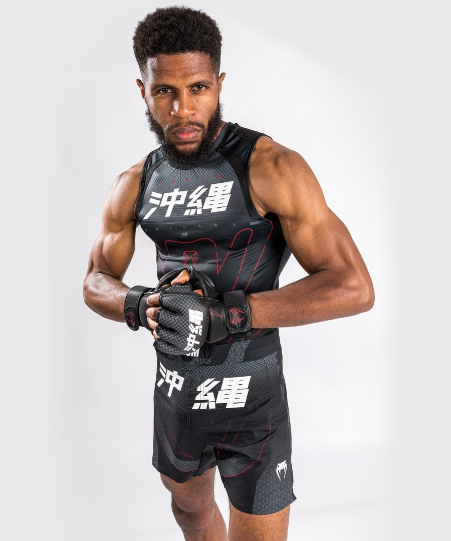 Σορτς venum okinawa 3.0 fightshorts - ΜαύροΚόκκινο