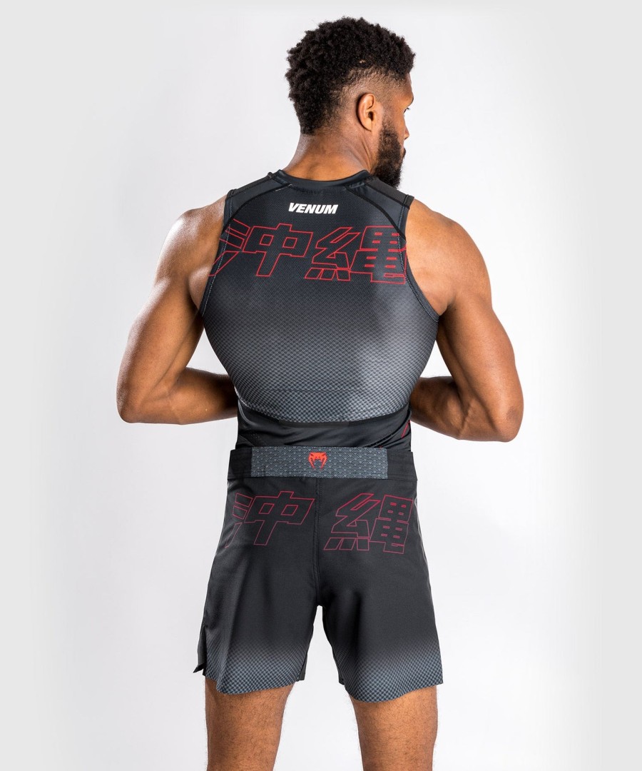 Σορτς venum okinawa 3.0 fightshorts - ΜαύροΚόκκινο