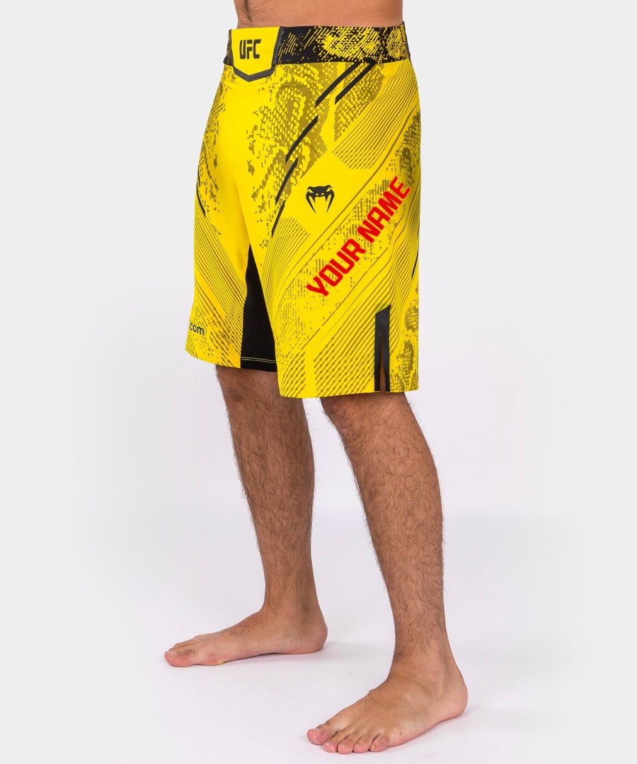 ufc adrenaline από venum Εξατομικευμένο Αυθεντικό fight night Ανδρικό Σορτς fight - Μακριά Γραμμή - Κίτρινο