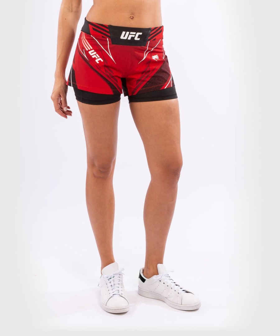 Γυναικείο Σορτς ufc venum authentic fight night - Κοντή Γραμμή - Κόκκινο
