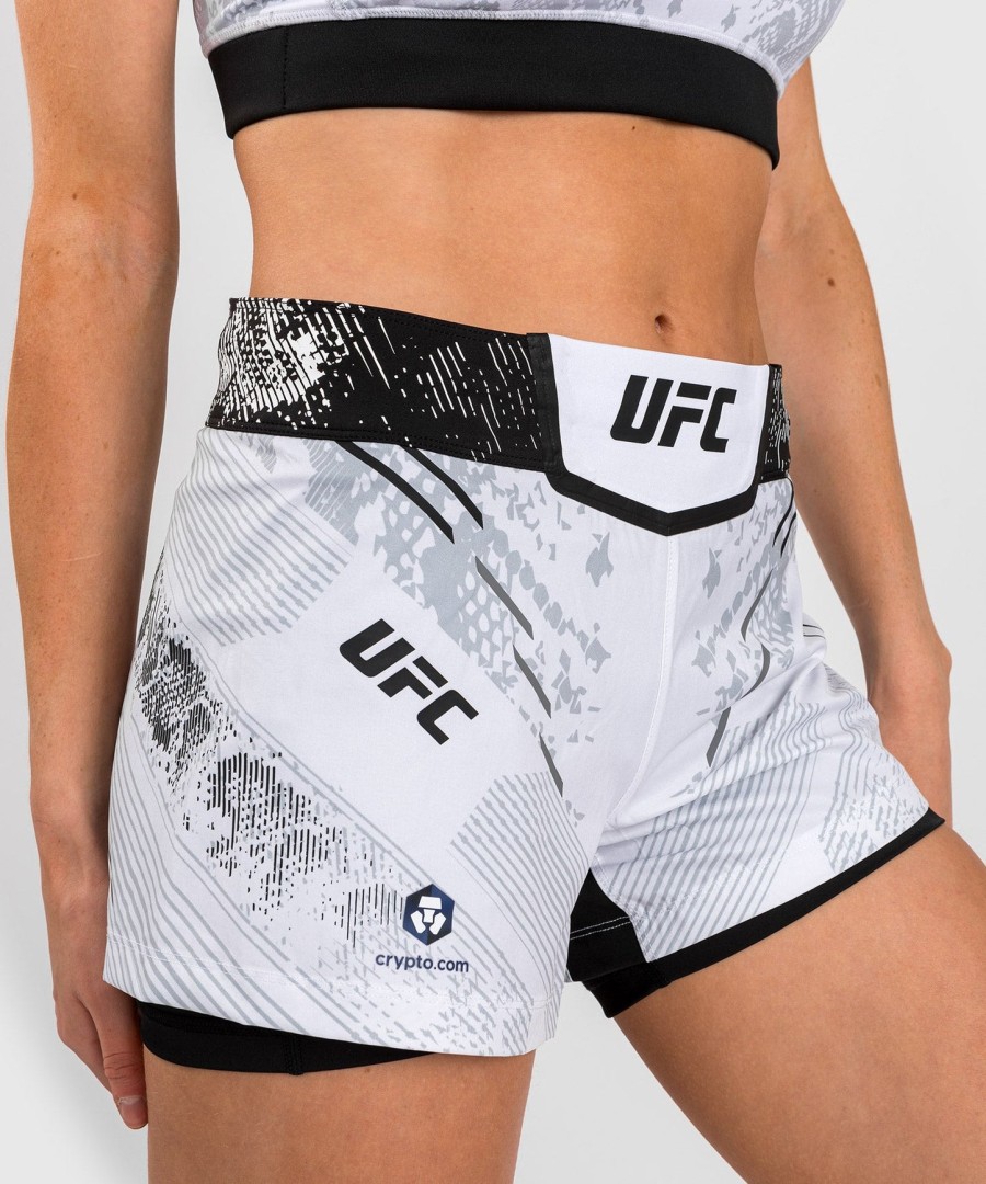 ufc adrenaline by venum authentic fight night women fight short - Λευκό