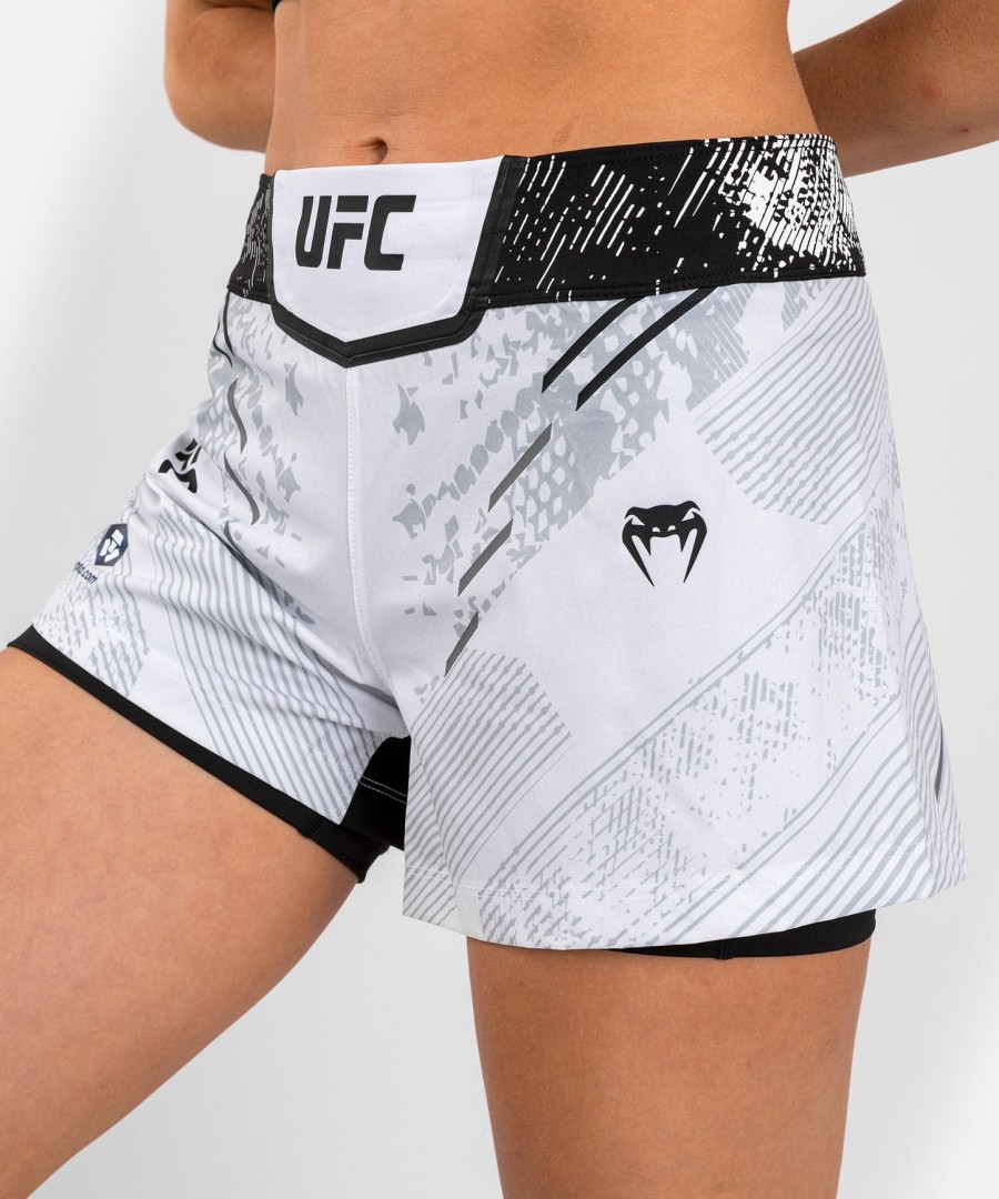 ufc adrenaline by venum authentic fight night women fight short - Λευκό