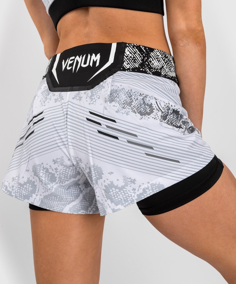 ufc adrenaline by venum authentic fight night women fight short - Λευκό