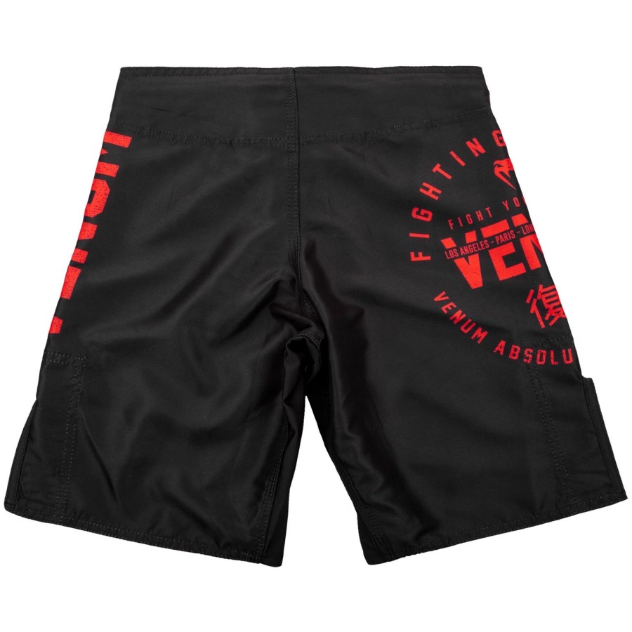 Παιδικό Σορτς venum signature fightshorts - ΜαύροΚόκκινο